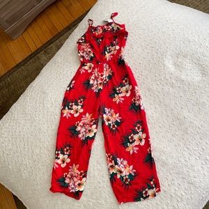Abercrombie Kids Spaghetti Strap Jumpsuit 13/14